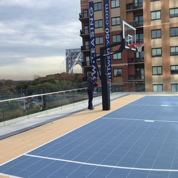 Rooftop Basketball Court