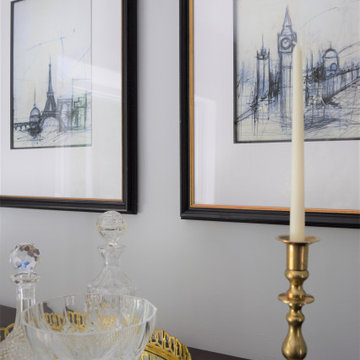 Updated Colonial Inspired Dining Room- Clifton, VA