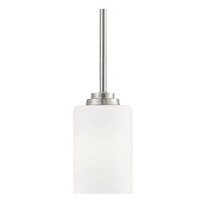 Millennium Lighting 7251 Bristo 5"W 1 Light Mini Pendant - Satin Nickel