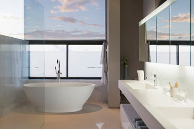 Inspiration for a bathroom remodel in Miami
