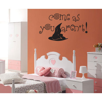 Halloween Witches come as you aren't Holiday Vinyl Wall Decal