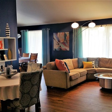 Redesigned Living Room/Dining Room