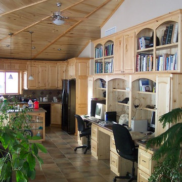 Knotty Pine Cabinetry
