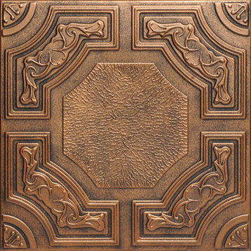 Evergreen, Styrofoam Ceiling Tile, 20x20, # R28c, Antique Bronze