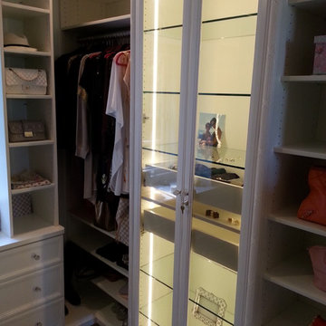 Display Case Walk In Closet