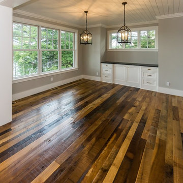 Wraparound porch and reclaimed barn wood