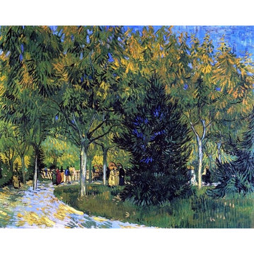 Vincent Van Gogh Avenue in the Park Wall Decal