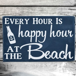 Handcrafted Beach House Decor Signs - Products
