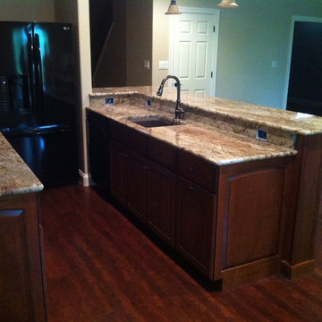 Typhoon Bordeaux Granite installed in Harrisburg