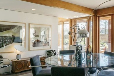 Inspiration for a contemporary dining room remodel in Vancouver