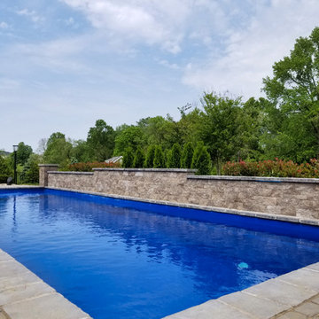 Fiberglass Pool Installation & Back Yard Makeover - Lincroft NJ