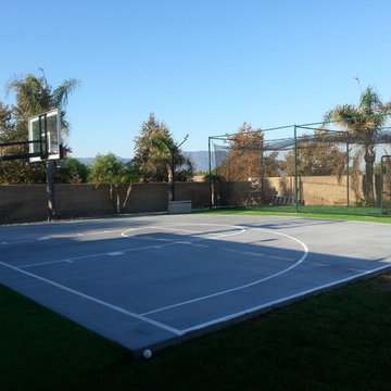 Joe C's Pro Dunk Platinum Basketball System on a 44x38 in Norco, CA