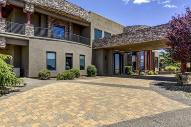 Inspiration for a southwestern balcony remodel in Phoenix