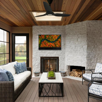 75 Asian Brown Outdoor Ideas You Ll Love July 2022 Houzz 75 Asian Brown Outdoor Ideas You Ll, Mosier Transitional Console Table