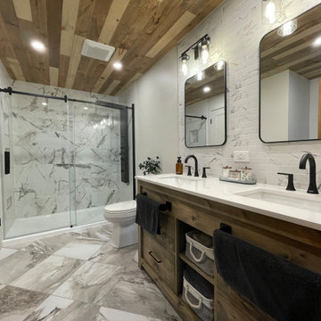 Modern / Rustic Bathroom Renovation