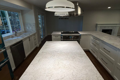 Kitchen - contemporary kitchen idea in Seattle