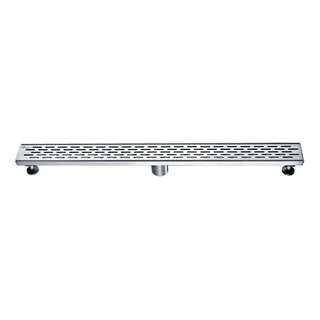 SereneDrains Linear Shower Drain Offset Outlet Square - 59