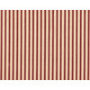 90" Tablecloth Round Ticking Stripe Crimson Red