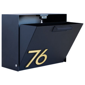 Salsbury Industries Standard Vertical Style Antique Brass Wall Mount Mailbox Mailboxes By Prime Mailboxes Houzz