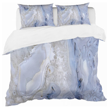 Agate Stone Background Modern Duvet Cover Set, Twin