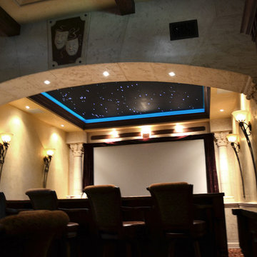 Home Theater and Wine Celler