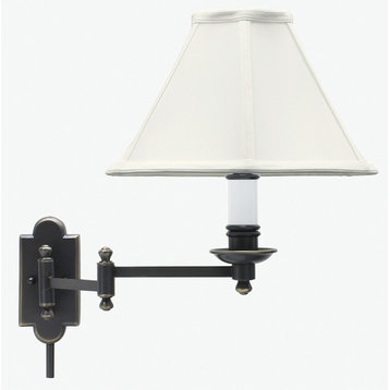 Club Oil Rubbed Bronze Wall Swing Lamp