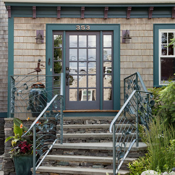 Front steps- front view