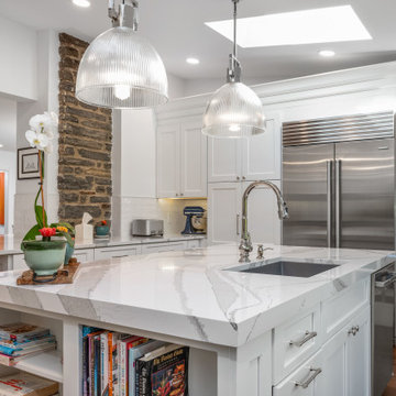 Transitional White Kitchen Remodel Penn Valley, PA