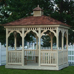 Rectangle Wood Gazebo - Gazebos