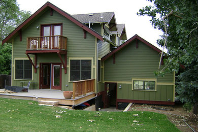 Inspiration for a timeless exterior home remodel in Denver