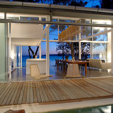 Outside deck