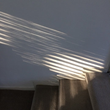 1930s Modernist Masterpiece- light on staircase