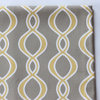 Twist Organic Pillow Cover, Mustard/Khaki/Natural, 18 X 15