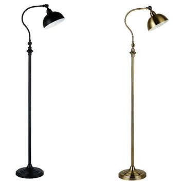 Bouveret | Nordic Style Black/Bronze Retro Floor LED Lamp , Black
