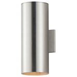 Maxim Lighting - Outpost 2-Light 6"W x 15"H Outdoor Wall Sconce - Classic cylinder up and down lights provide directional light without glare. Available in 3 sizes with both incandescent and LED versions. Available in Architectural Bronze, Aluminum, or Black.