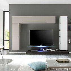 LC Mobili Line 2-3 Modern Wall Unit - $1,599.00 - Entertainment Centers And Tv Stands