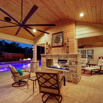 Expanded outdoor living in Spring TX