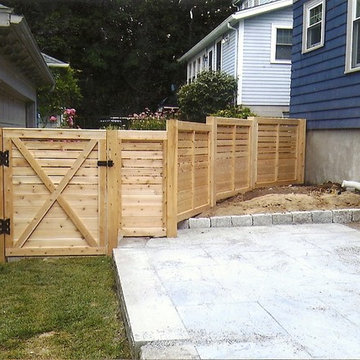 Cedar Semi-Private Fence and Gate