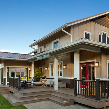 Craftsman Sunroom & Deck Addition