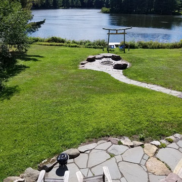 Contemporary by the Lake with a Japanese Feel
