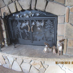 Custom Fire screen home decor by NatureRails Artistic Designs - Building Materials