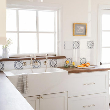 Artisanal Heritage: A Sun-Drenched Kitchen of Pattern and Patina