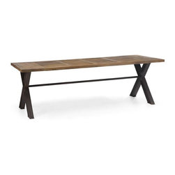Zuo Era Haight Ashbury Dining Table in Distressed Natural - Dining Tables