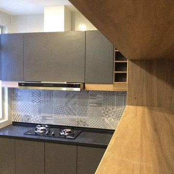Melamine industrial Designer Kitchen