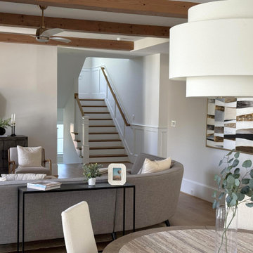 Project #141 | Timeless Switchback Staircase with Traditional Box Newels