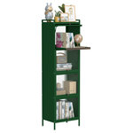 Mega Casa - 4-door Accent Cabinet With Drawer, Green - Introducing our Mega Casa 4-Door Accent Cabinet with Drawer, a stylish and functional storage solution designed to elevate your home decor. This cabinet offers ample storage space while maintaining a compact design, making it an ideal addition to any room.