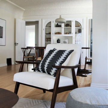 Mid Century Modern Style in an LA Craftsman