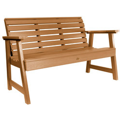 Transitional Outdoor Benches by highwood
