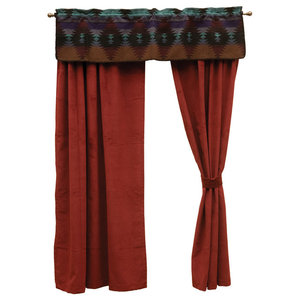 Adirondack Cabin Rustic Curtain Drape Valance Southwestern