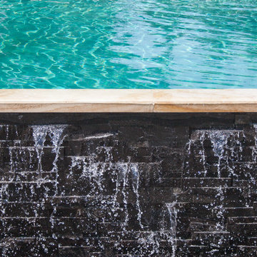 Mature Landscape and Infinity-Edge Pool